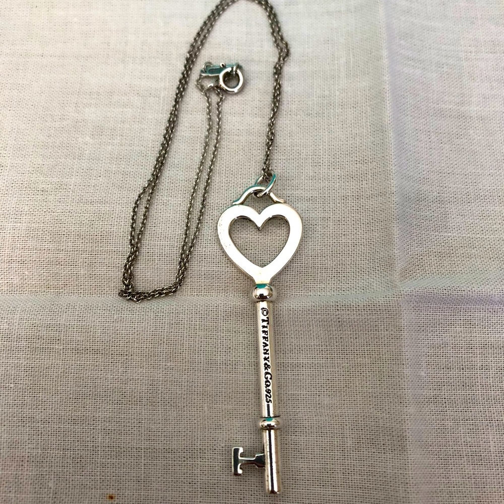 Tiffany Heart Key Necklace - Large Practically Brand NEW